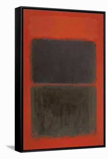 Light Red Over Black-Mark Rothko-Framed Stretched Canvas