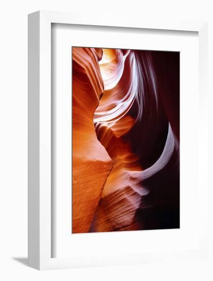 Light Reflections and Swirls in Secret Canyon, Page, Arizona, USA-Michel Hersen-Framed Photographic Print