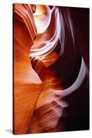 Light Reflections and Swirls in Secret Canyon, Page, Arizona, USA-Michel Hersen-Stretched Canvas
