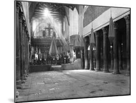 Light Shining in Church of the Nativity Photograph No.2 - Bethlehem, Palestine-Lantern Press-Mounted Art Print