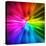 Light Speed. Spectrum of Rainbow Colored Rays.-landio-Stretched Canvas