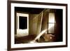 Light Streaming Through Window on Sand Covered House in Kolmanskop Ghost Town-Enrique Lopez-Tapia-Framed Photographic Print