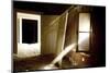 Light Streaming Through Window on Sand Covered House in Kolmanskop Ghost Town-Enrique Lopez-Tapia-Mounted Photographic Print