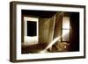 Light Streaming Through Window on Sand Covered House in Kolmanskop Ghost Town-Enrique Lopez-Tapia-Framed Photographic Print