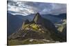 Light Streams Through The Clouds And Lights Parts Of The Ancient City Of Machu Picchu-Joe Azure-Stretched Canvas