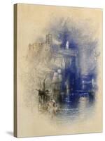 Light-Towers of La Hève, C.1844-J. M. W. Turner-Stretched Canvas