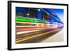 Light Traces on Traffic Junctions at Night-06photo-Framed Photographic Print