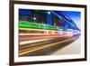 Light Traces on Traffic Junctions at Night-06photo-Framed Photographic Print