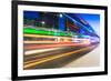 Light Traces on Traffic Junctions at Night-06photo-Framed Photographic Print