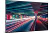 Light Traces on Traffic Junctions at Night-06photo-Mounted Photographic Print