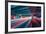 Light Traces on Traffic Junctions at Night-06photo-Framed Photographic Print