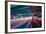 Light Traces on Traffic Junctions at Night-06photo-Framed Photographic Print