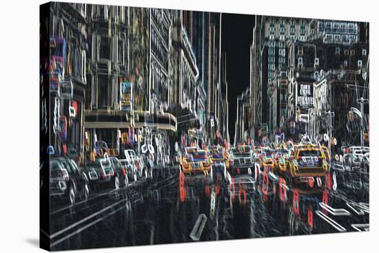 Light Traces-Tony Koukos-Stretched Canvas