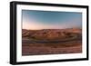 Light Trail In Badlands-Belinda Shi-Framed Photographic Print