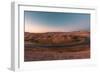 Light Trail In Badlands-Belinda Shi-Framed Photographic Print