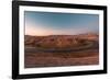 Light Trail In Badlands-Belinda Shi-Framed Photographic Print