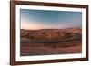 Light Trail In Badlands-Belinda Shi-Framed Photographic Print