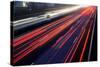 Light Trail View at A Busy Highway-XXLPhoto-Stretched Canvas