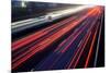 Light Trail View at A Busy Highway-XXLPhoto-Mounted Photographic Print