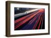 Light Trail View at A Busy Highway-XXLPhoto-Framed Photographic Print