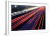 Light Trail View at A Busy Highway-XXLPhoto-Framed Photographic Print