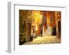 Lighted Alley-Haixia Liu-Framed Art Print