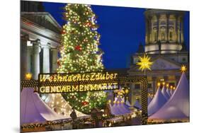 Lighted Sign at Gendarmenmarkt Christmas Market-Jon Hicks-Mounted Photographic Print