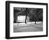 Lighted South Dakota Porch in Winter-John Vachon-Framed Photographic Print