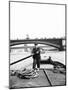 Lighter on the Thames Going Downstream Towards Southwark Bridge, London, C1905-null-Mounted Photographic Print