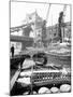 Lighters Approaching the General Steam Navigation Company's Wharf by Tower Bridge, London, C1905-null-Mounted Photographic Print