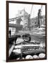 Lighters Approaching the General Steam Navigation Company's Wharf by Tower Bridge, London, C1905-null-Framed Photographic Print