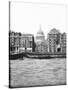 Lighters Passing St Paul's Wharf with St Paul's Cathedral in the Background, London, C1905-null-Stretched Canvas