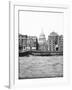 Lighters Passing St Paul's Wharf with St Paul's Cathedral in the Background, London, C1905-null-Framed Photographic Print