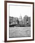 Lighters Passing St Paul's Wharf with St Paul's Cathedral in the Background, London, C1905-null-Framed Photographic Print