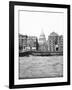 Lighters Passing St Paul's Wharf with St Paul's Cathedral in the Background, London, C1905-null-Framed Photographic Print