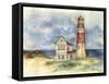 Lighthouse 02-Maria Trad-Framed Stretched Canvas