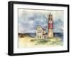 Lighthouse 02-Maria Trad-Framed Giclee Print