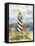 Lighthouse 03-Maria Trad-Framed Stretched Canvas