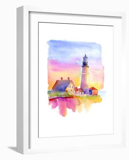 Lighthouse, 2014-John Keeling-Framed Giclee Print