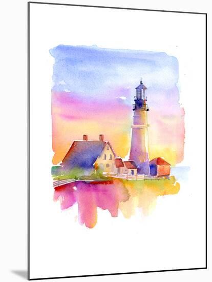 Lighthouse, 2014-John Keeling-Mounted Giclee Print