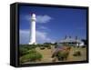 Lighthouse, Airey's Inlet, Victoria, Australia-Walter Bibikow-Framed Stretched Canvas