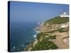 Lighthouse and Coast at Cabo Da Roca, the Most Westerly Point of Continental Europe, Portugal-Pate Jenny-Stretched Canvas