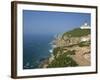 Lighthouse and Coast at Cabo Da Roca, the Most Westerly Point of Continental Europe, Portugal-Pate Jenny-Framed Photographic Print