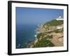 Lighthouse and Coast at Cabo Da Roca, the Most Westerly Point of Continental Europe, Portugal-Pate Jenny-Framed Photographic Print