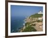 Lighthouse and Coast at Cabo Da Roca, the Most Westerly Point of Continental Europe, Portugal-Pate Jenny-Framed Photographic Print