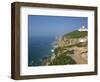 Lighthouse and Coast at Cabo Da Roca, the Most Westerly Point of Continental Europe, Portugal-Pate Jenny-Framed Photographic Print