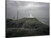 Lighthouse and Gales-Robert Brook-Stretched Canvas