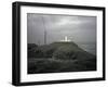 Lighthouse and Gales-Robert Brook-Framed Photographic Print