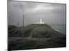 Lighthouse and Gales-Robert Brook-Mounted Photographic Print