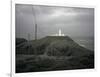 Lighthouse and Gales-Robert Brook-Framed Photographic Print